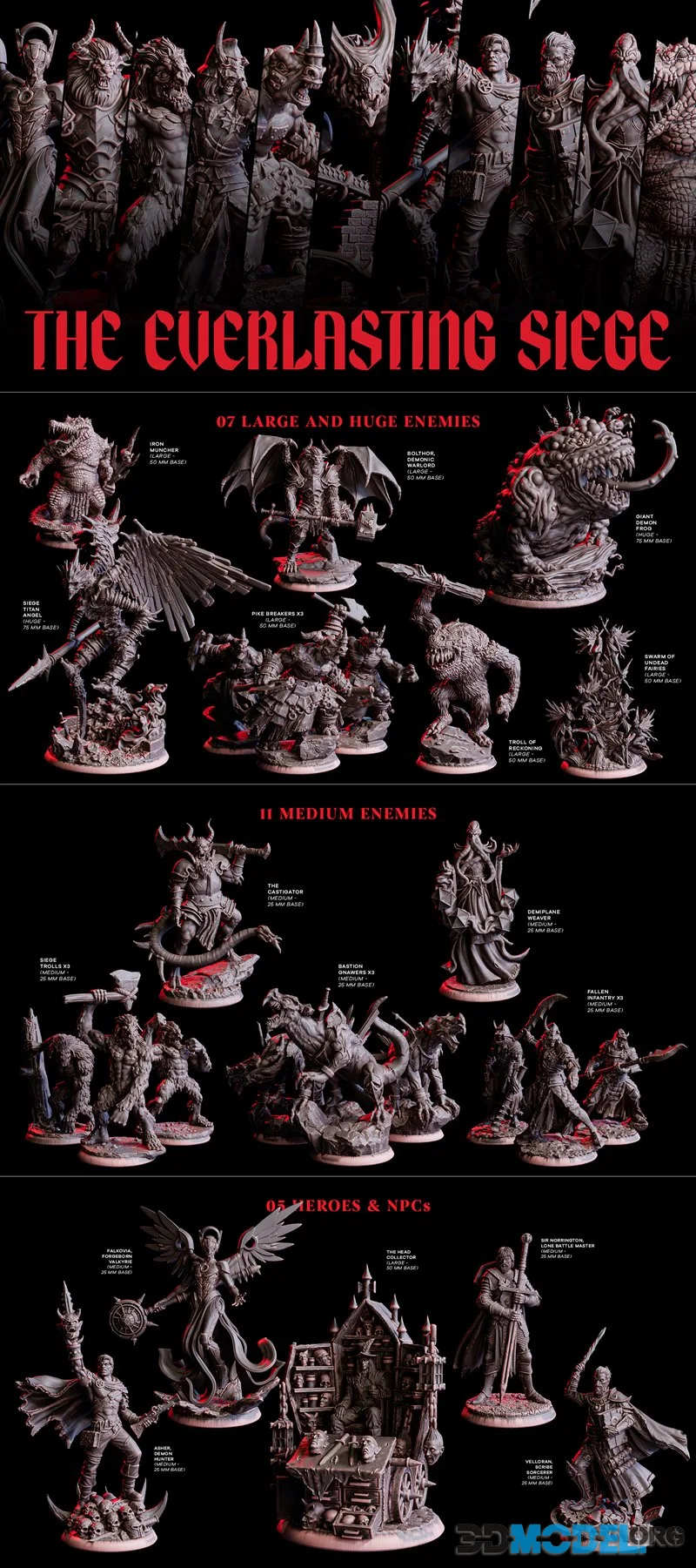 Flesh of Gods - The Everlasting Siege June 2026 – Printable