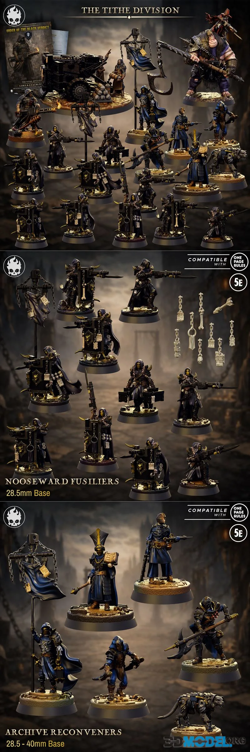 Fleshcraft Studio - Order of the Black Verdict - Part 2 - The Tithe Division February 2026 – Printable
