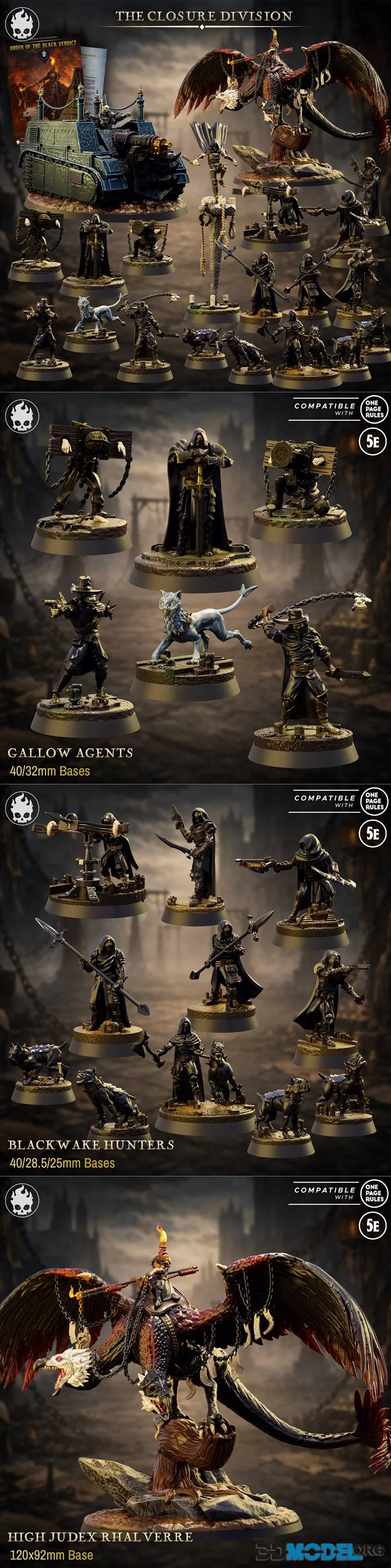 Fleshcraft Studio - Order of the Black Verdict - Part 3 - The Closure Division March 2026 – Printable