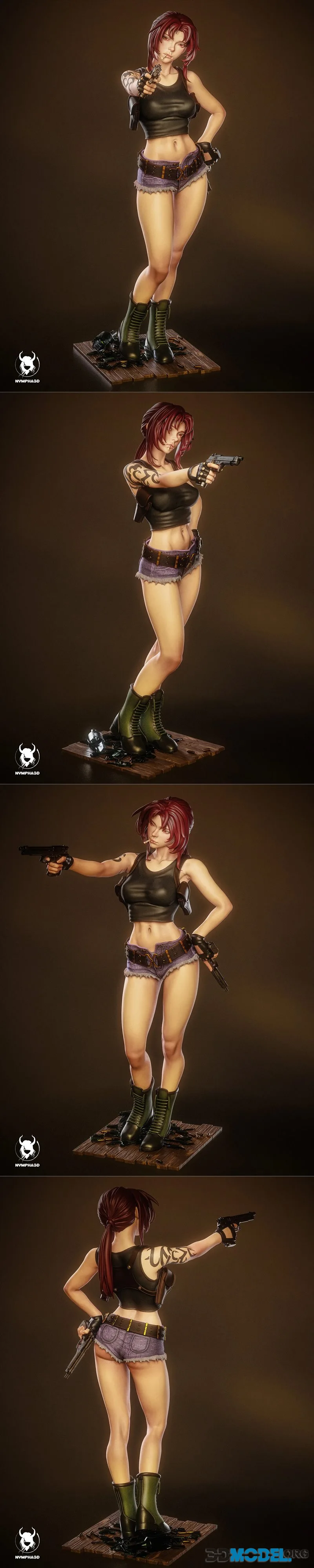 Nympha - Black Lagoon - Revy – Printable