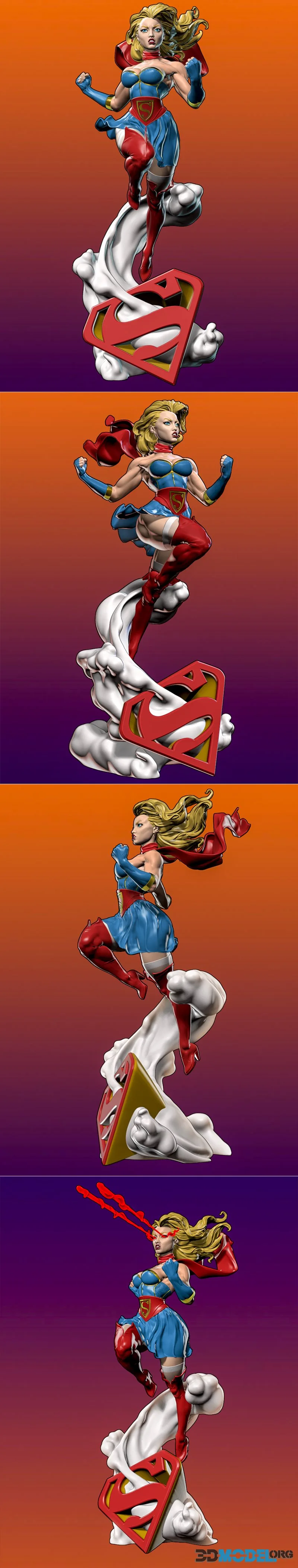 Supergirl Bombshells with – Printable