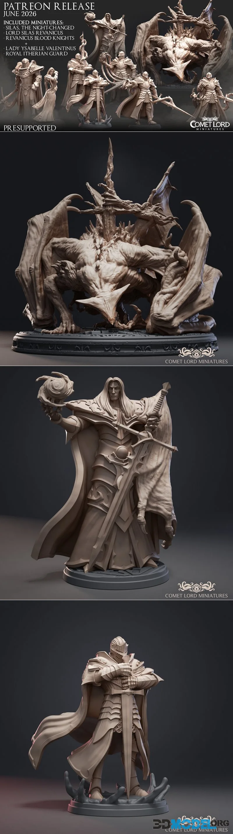 Comet Lord Miniatures June 2026 – Printable
