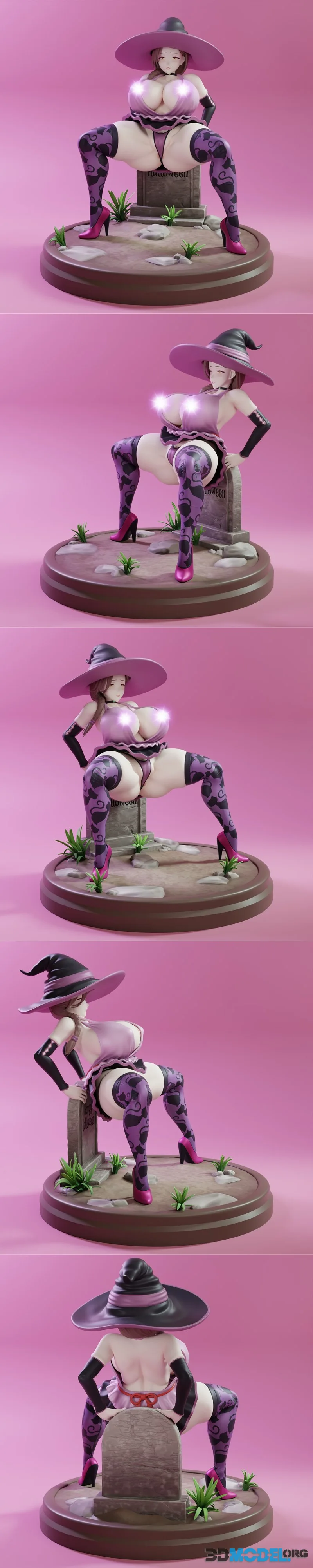 KiTNo - Naughty Witch - Halloween (2025 Ver.) – Printable