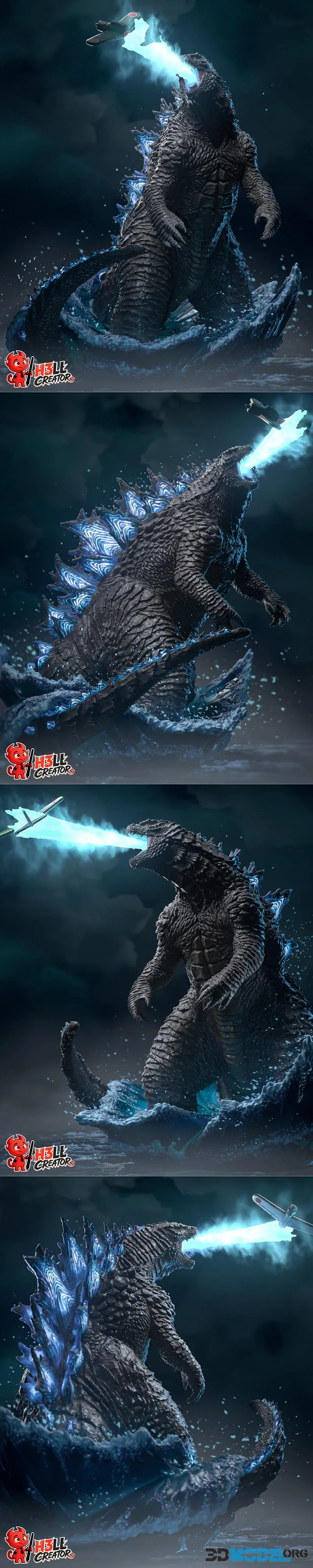 h3LL creator - Godzilla – Printable