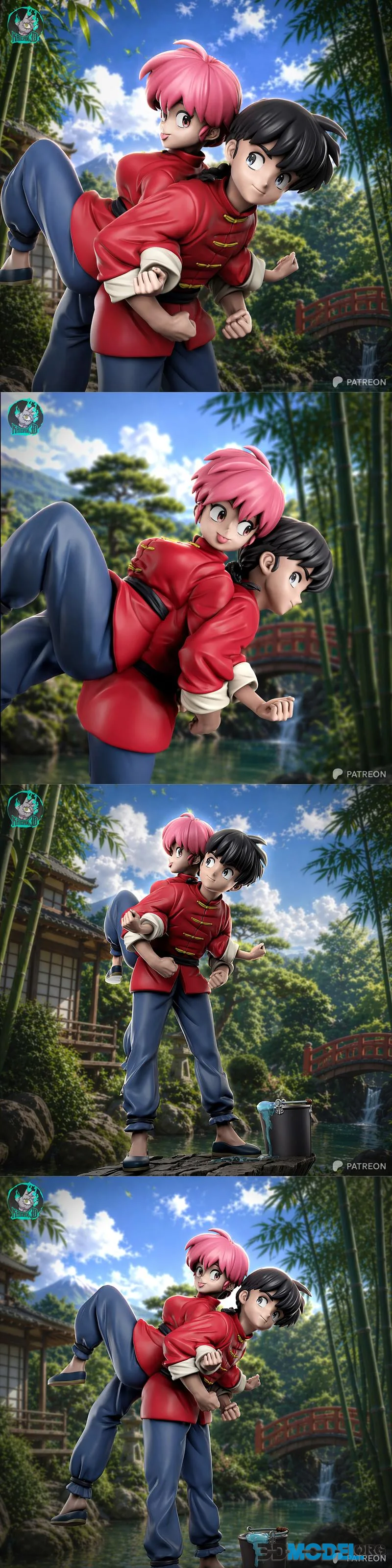 Kaidan 3D - Ranma 1-2 – Printable