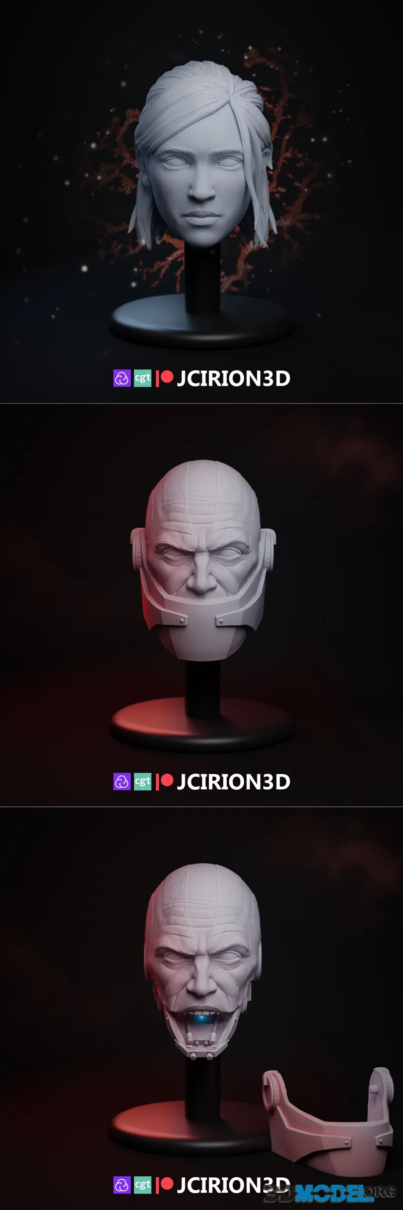 JCIRION3D - Ellie TLOU2 and Darth Malak – Printable