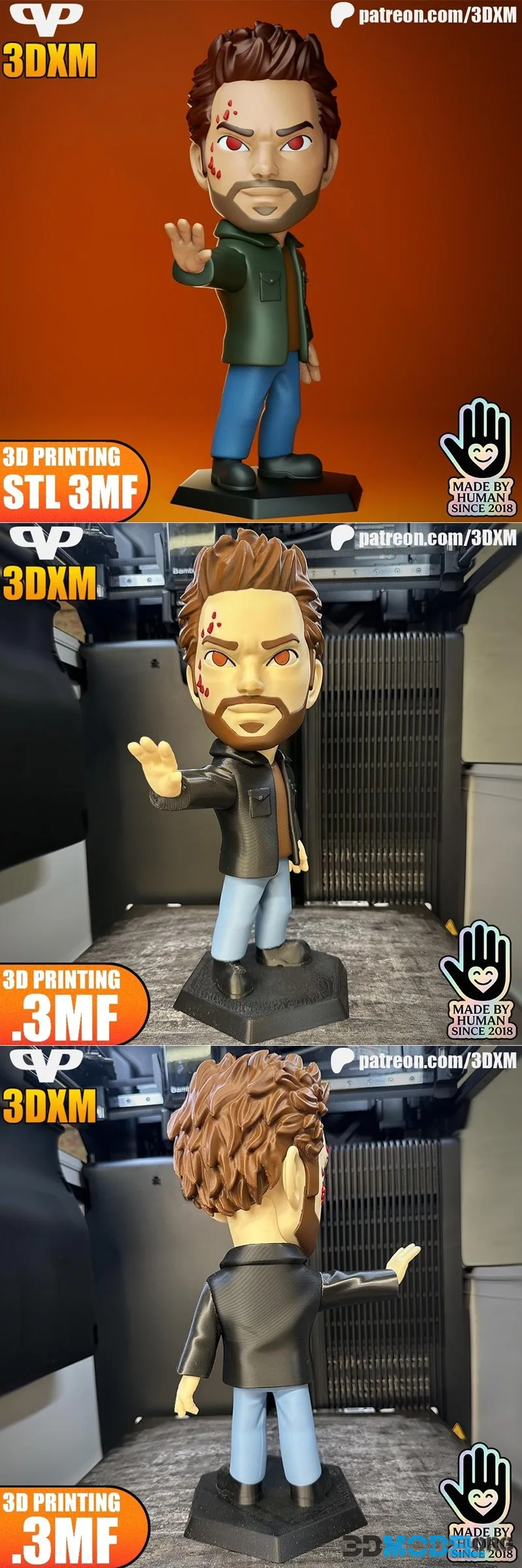 3DXM - Supernatural Lucifer Chibi – Printable