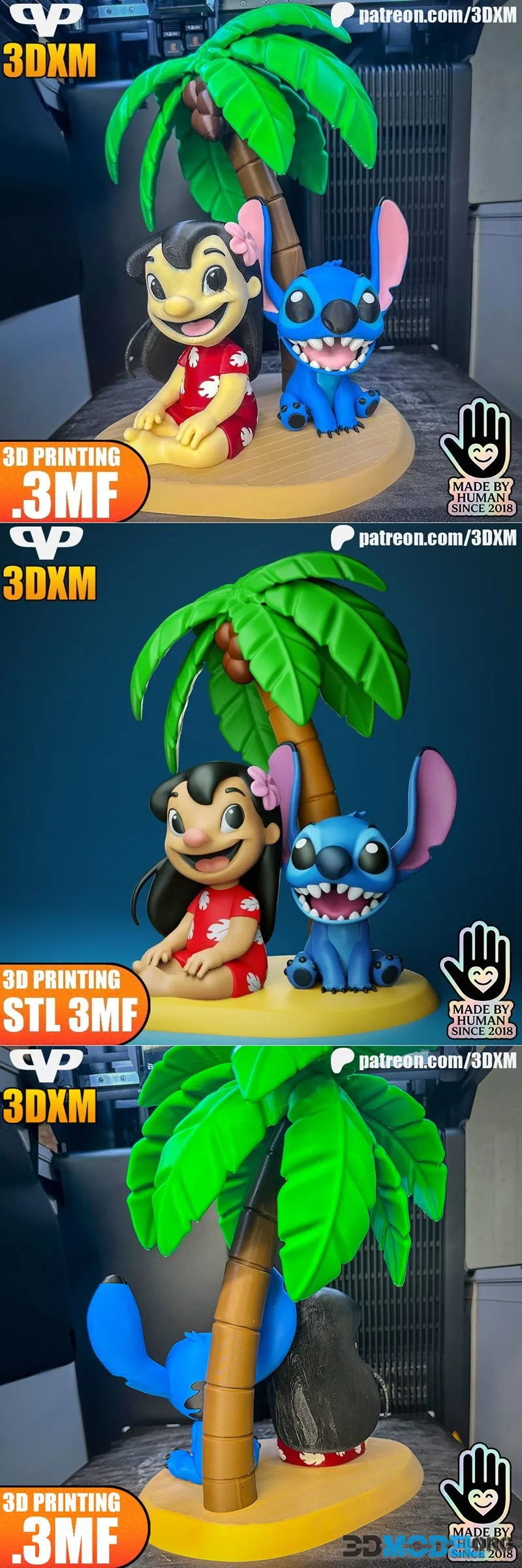 3DXM - Lilo and Stitch – Printable