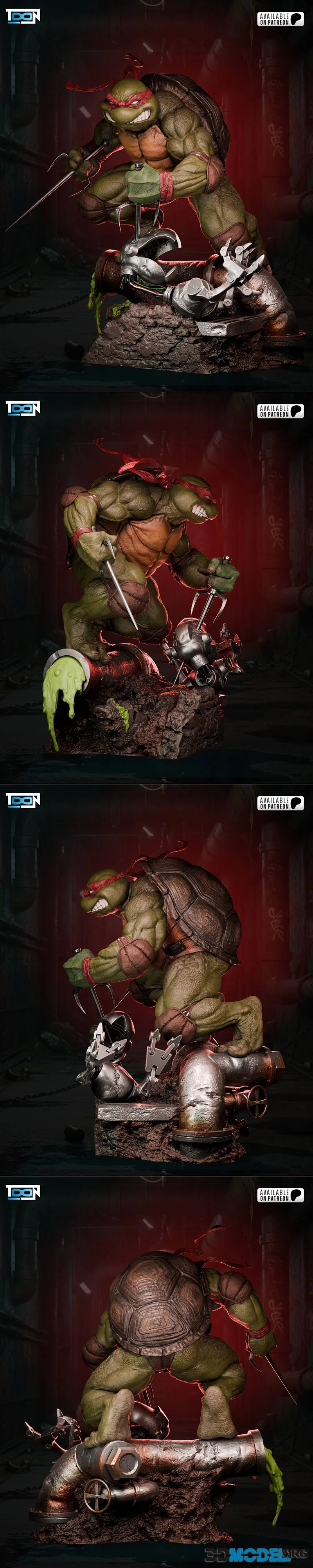 Toon Studios - Raphael (TMNT) – Printable