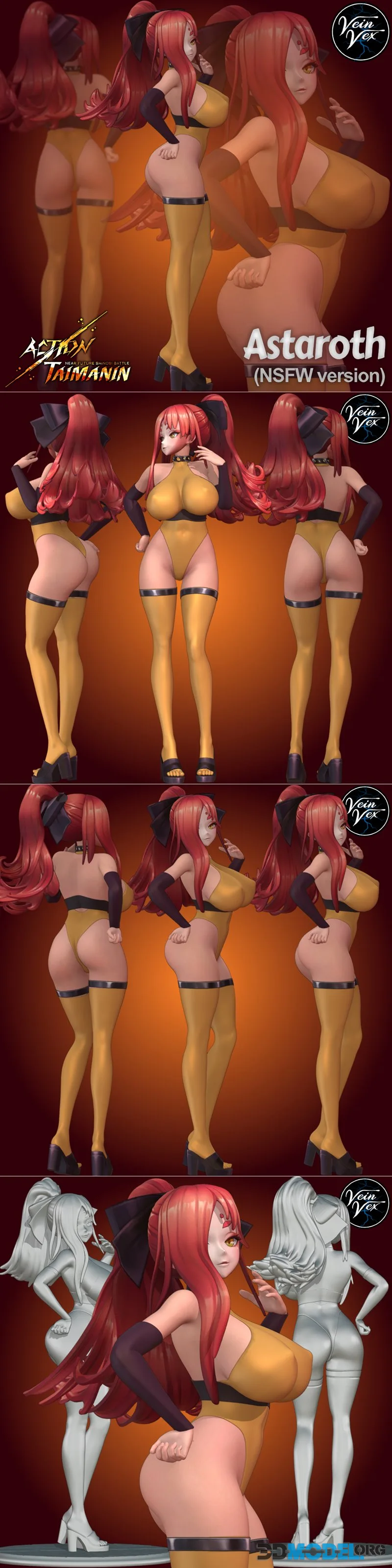 Astaroth - Action Taimanin – Printable