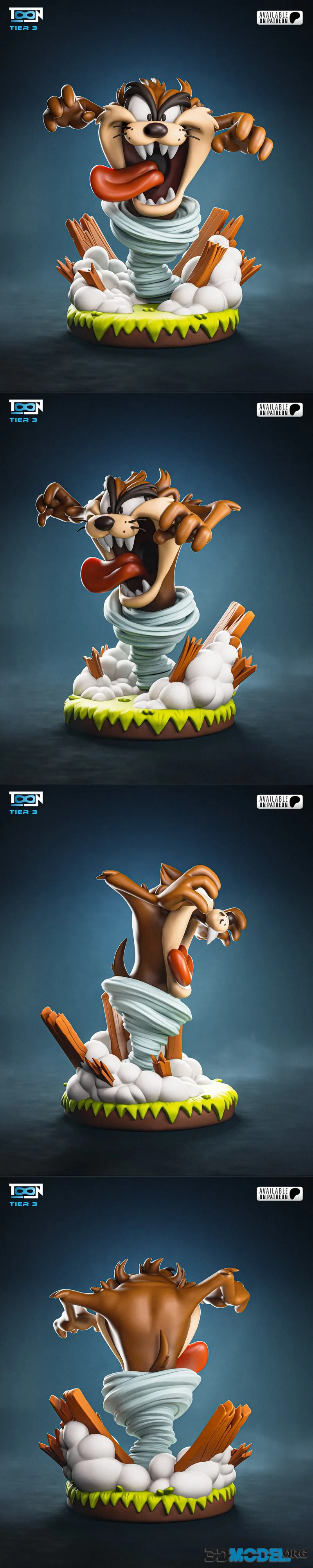 Toon Studios - Taz (Looney Tunes) – Printable