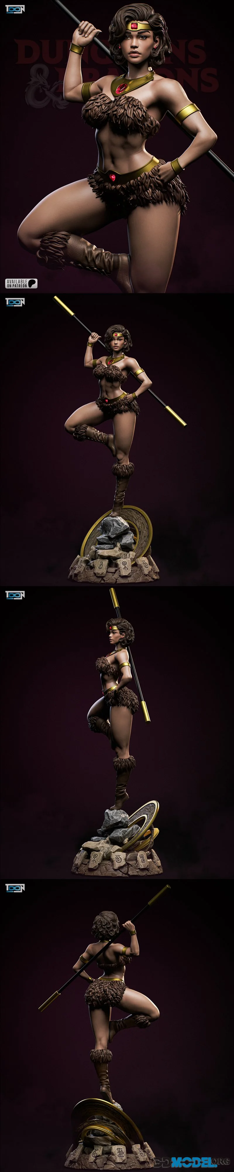 Toon Studios - Diana D&D – Printable