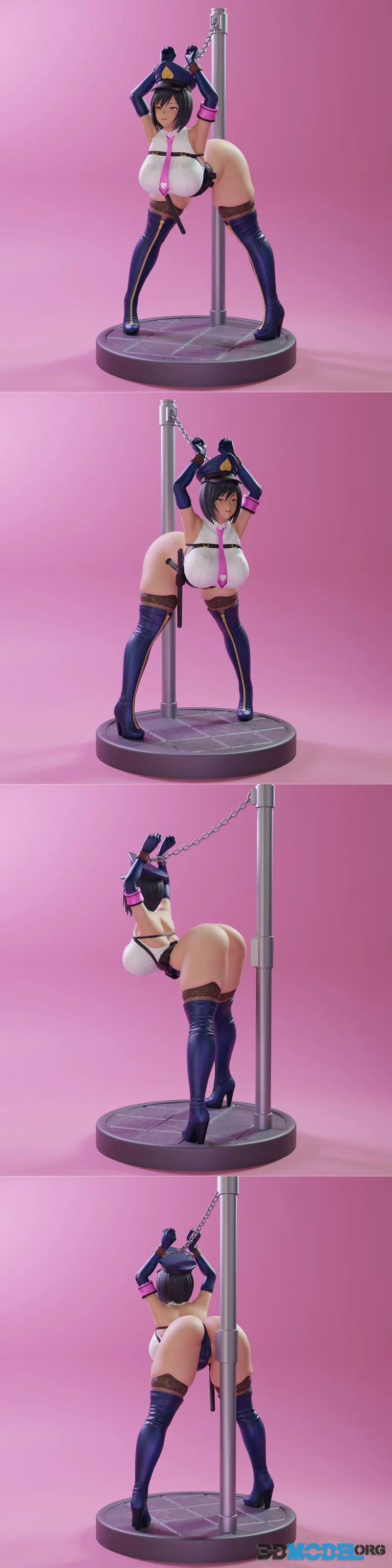 KitNo - OC, Naomi - The Naughty Police Girl – Printable