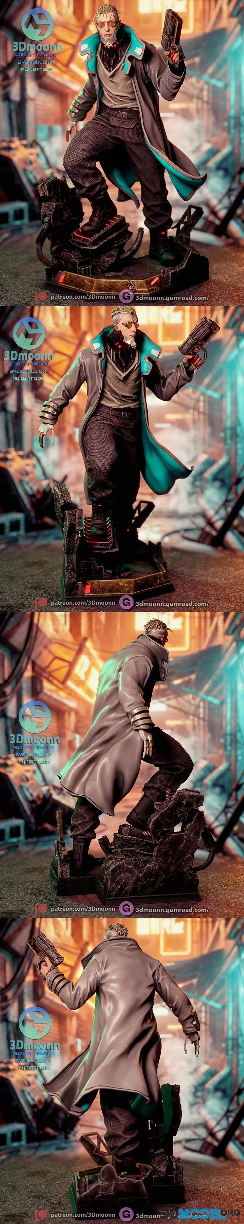 3Dmoonn - Cyberpunk Edgerunners - Weak Kingsley – Printable