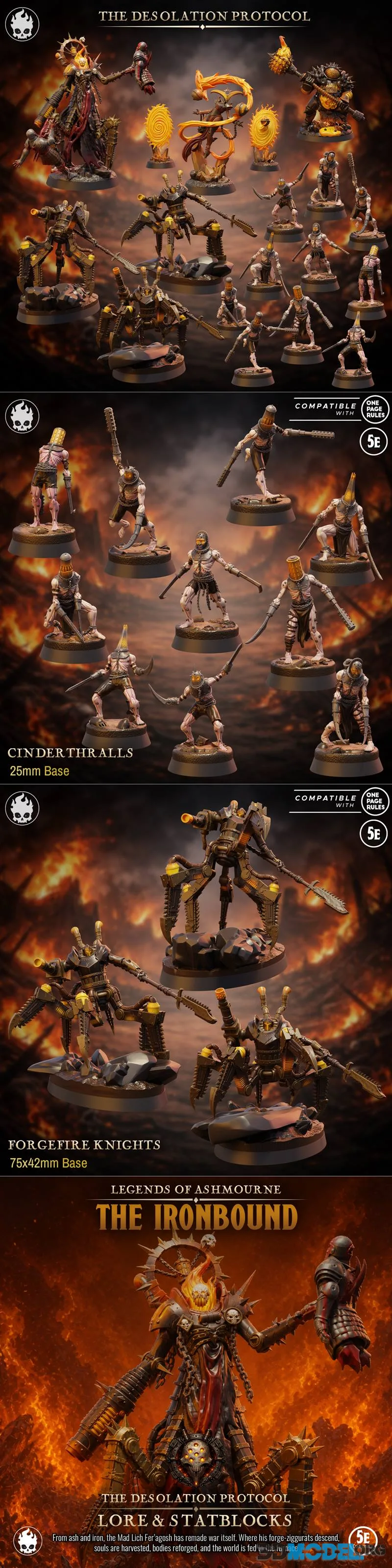 Fleshcraft Studio - The Ironbound - Part 2 - Desolation Protocol May 2026 – Printable