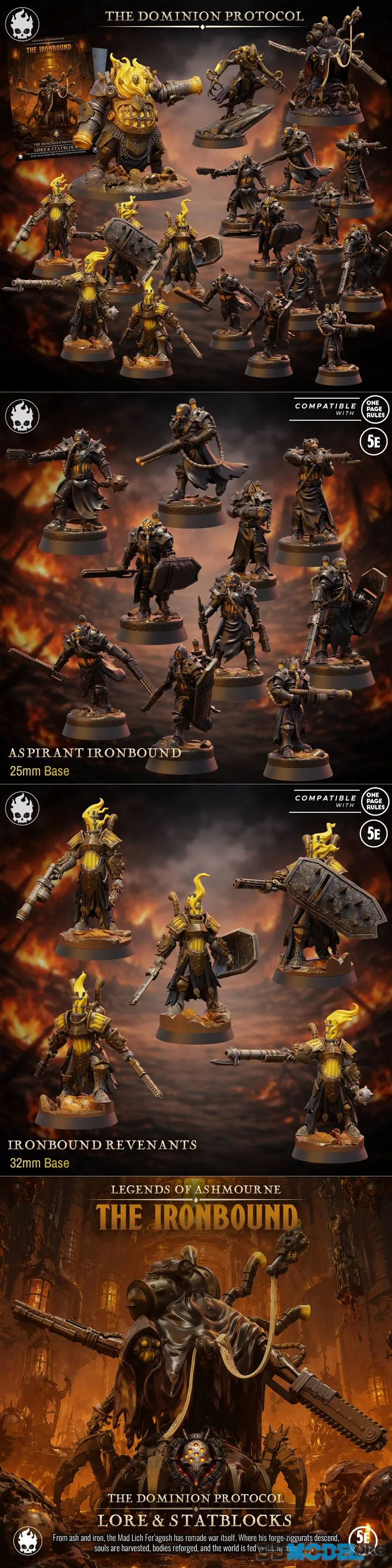 Fleshcraft Studio - The Ironbound - Part 3 - The Dominion Protocol June 2026 – Printable