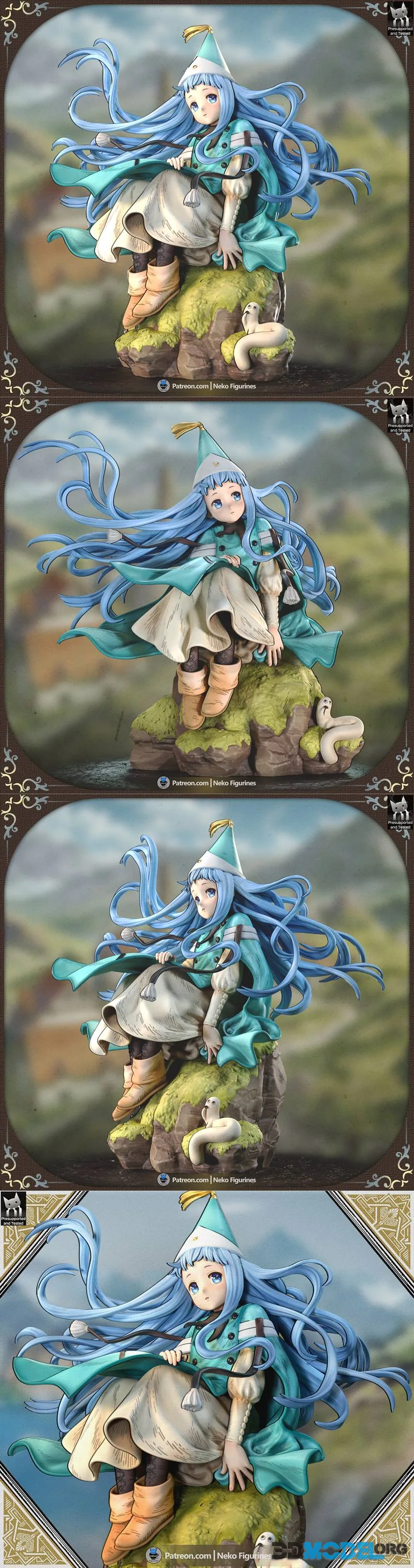 Neko Figurines - Richeh - Witch Hat Atelier Anime Figure – Printable
