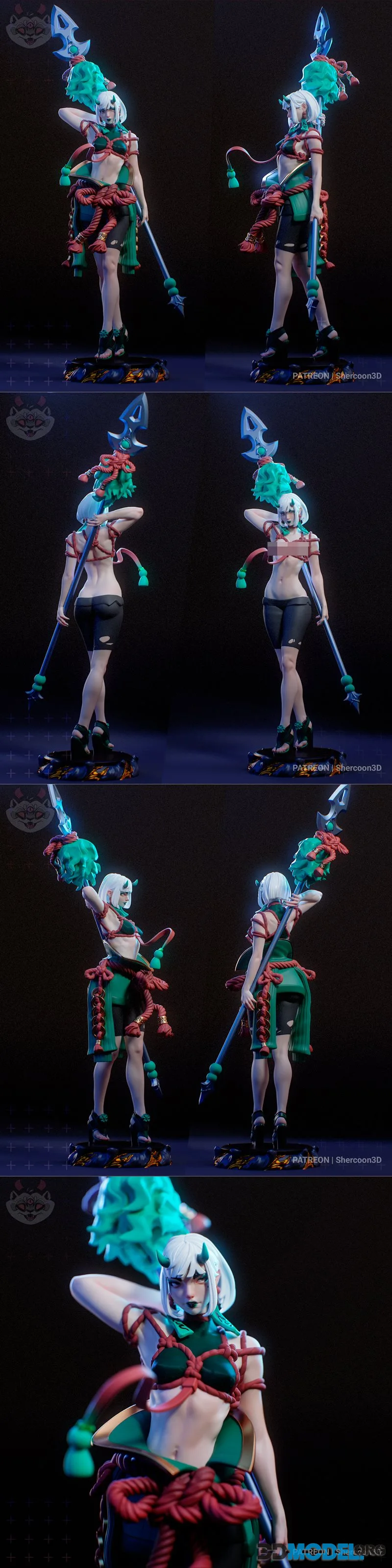 SherCoon 3D - Tsukiyo – Printable