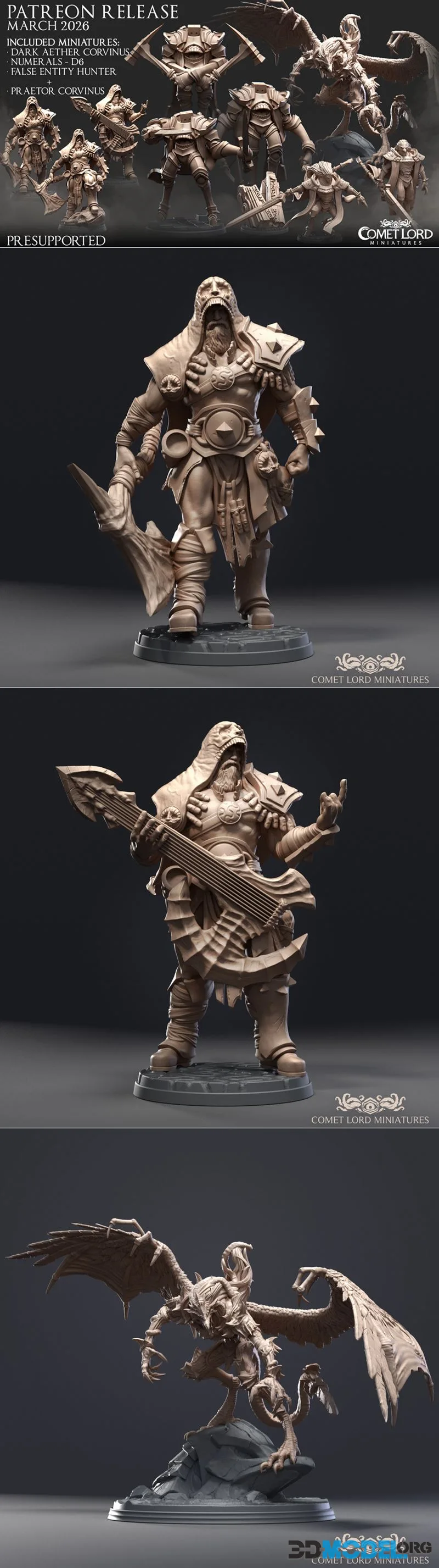 Comet Lord Miniatures March 2026 – Printable