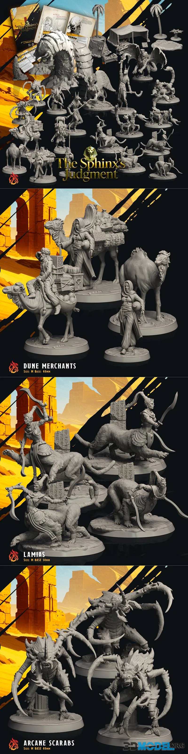 Crippled God Foundry - The Sphinx’s Judgement April 2026 – Printable