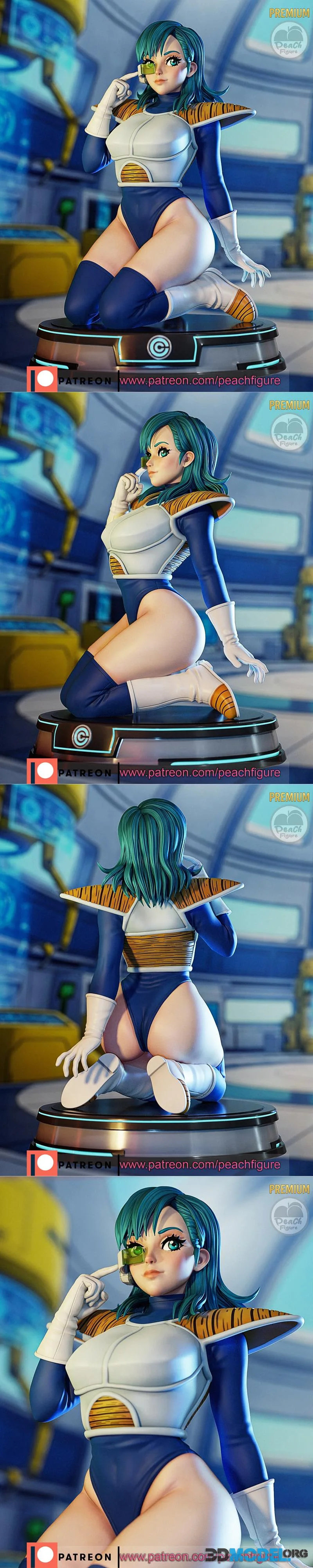 Peach Figure - Bulma DBZ – Printable