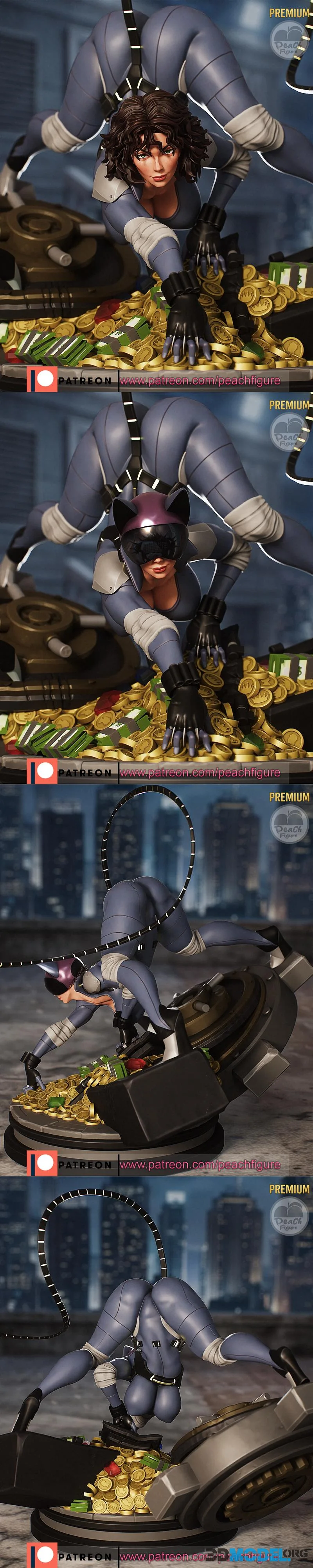 Peach Figure - Absolute Catwoman – Printable