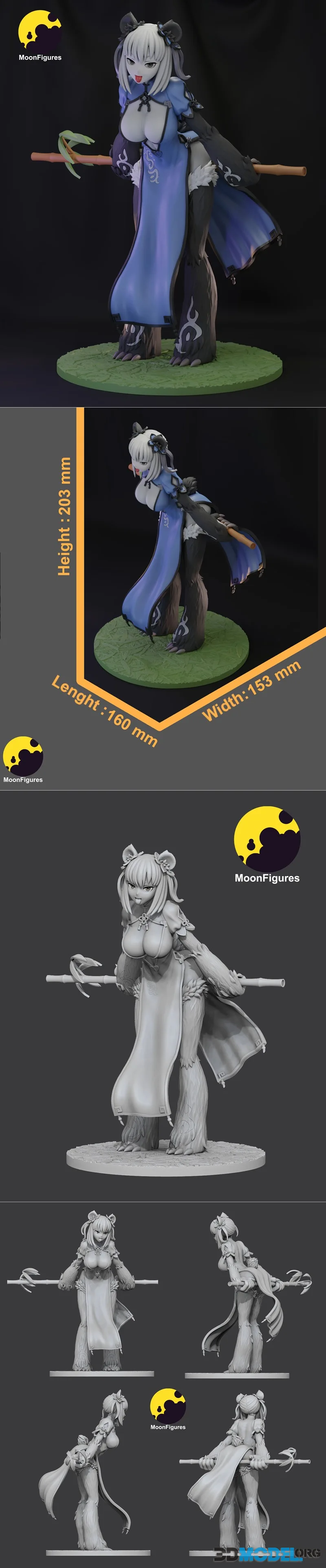 MoonFigures - Ren Xiongmao – Printable