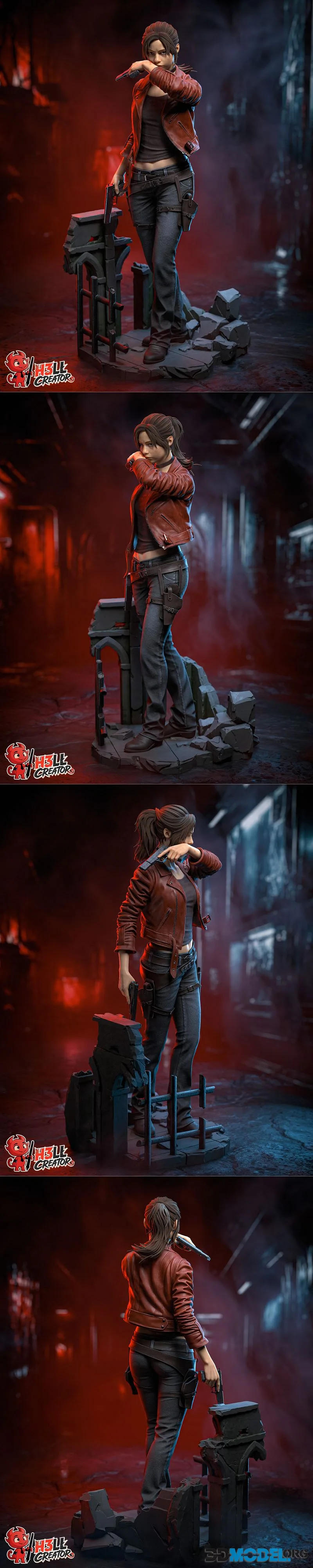 h3LL creator - Claire Redfield – Printable