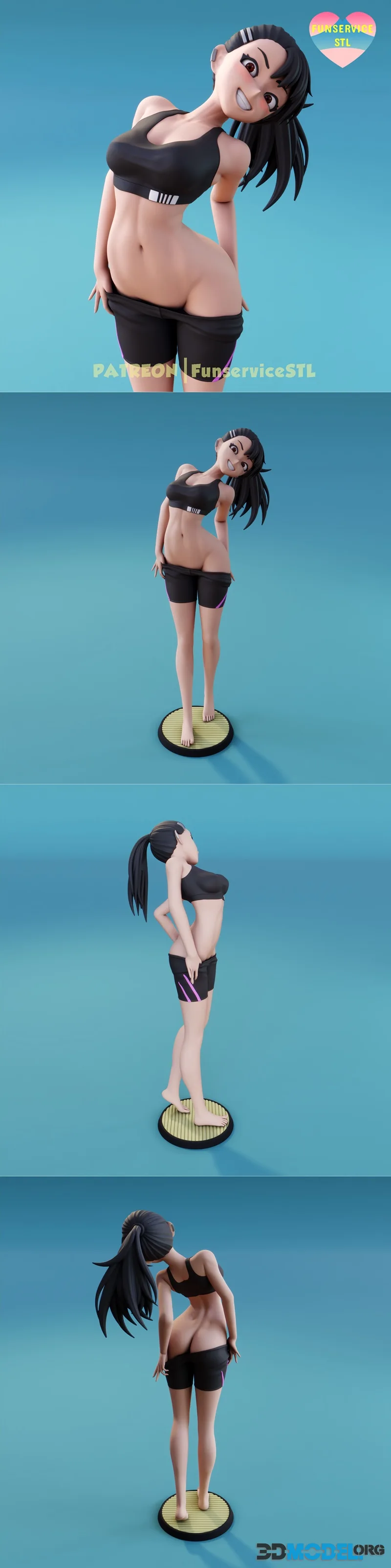 Funservice - Nagatoro from Ijiranaide, Nagatoro-san – Printable