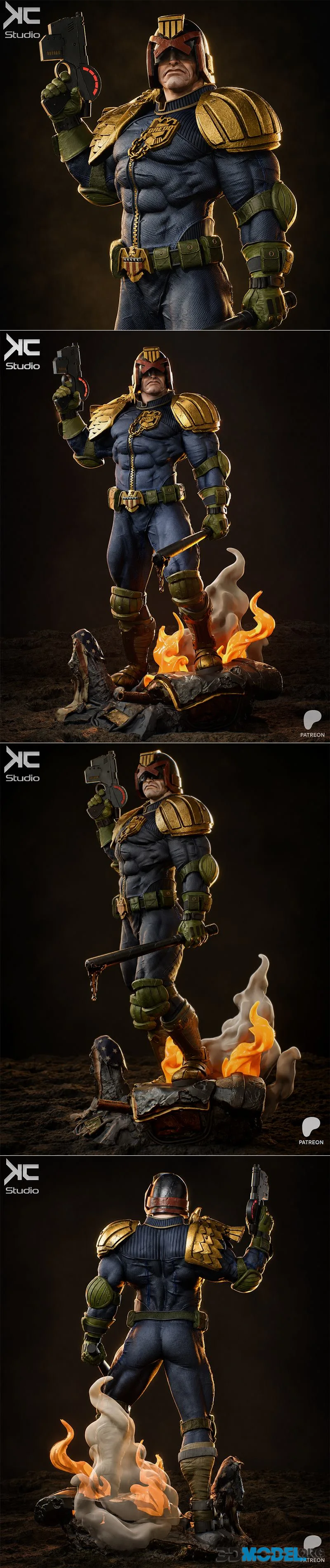 KcStudio - Judge Dredd – Printable