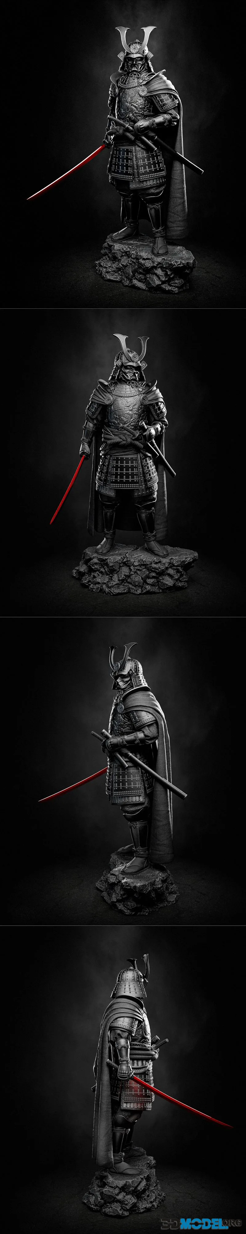 CA 3D Studios - Darth Vader Samurai – Printable