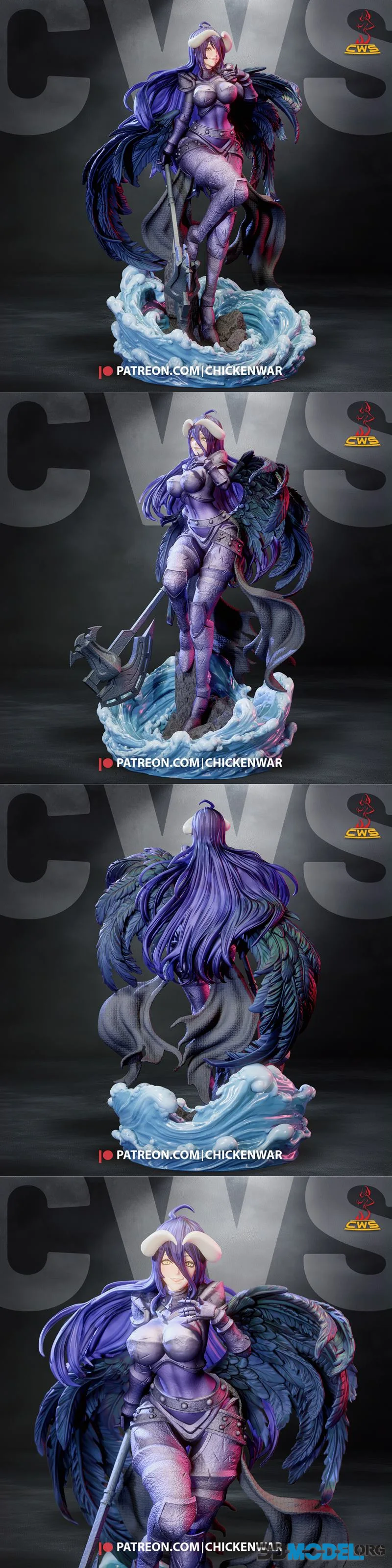 CW Studio - Overlord - Albedo – Printable