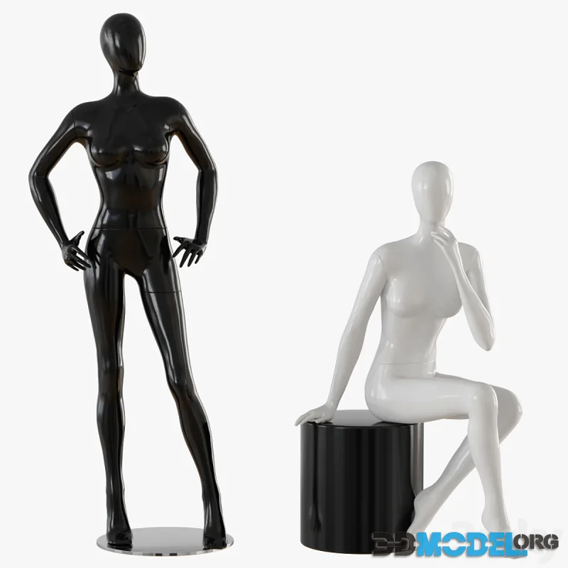 Abstract female mannequin