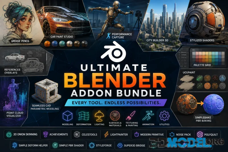 Blender Addon Bundle 4 August 2026