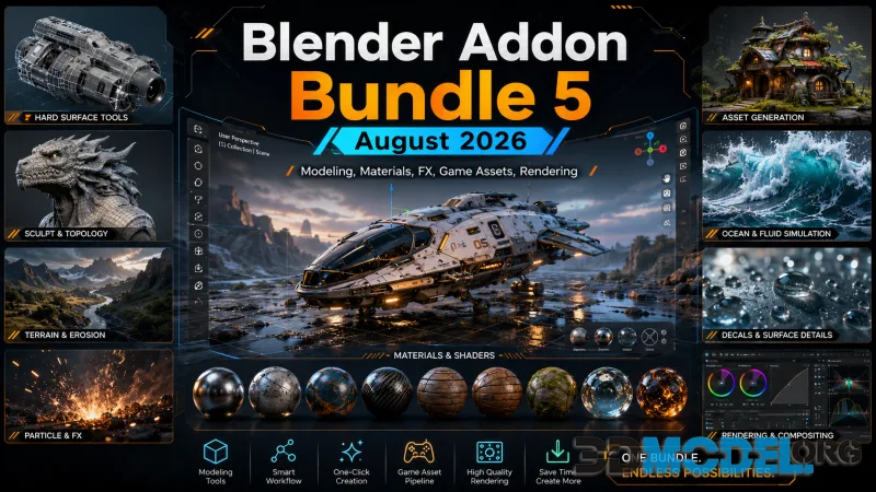 Blender Addon Bundle 5 August 2026