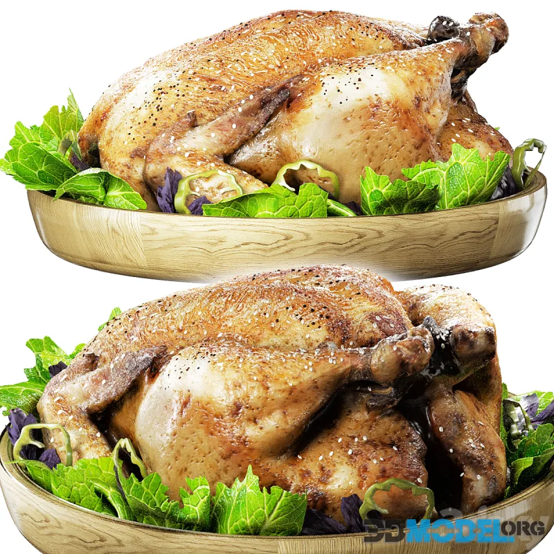 chicken in a bowl