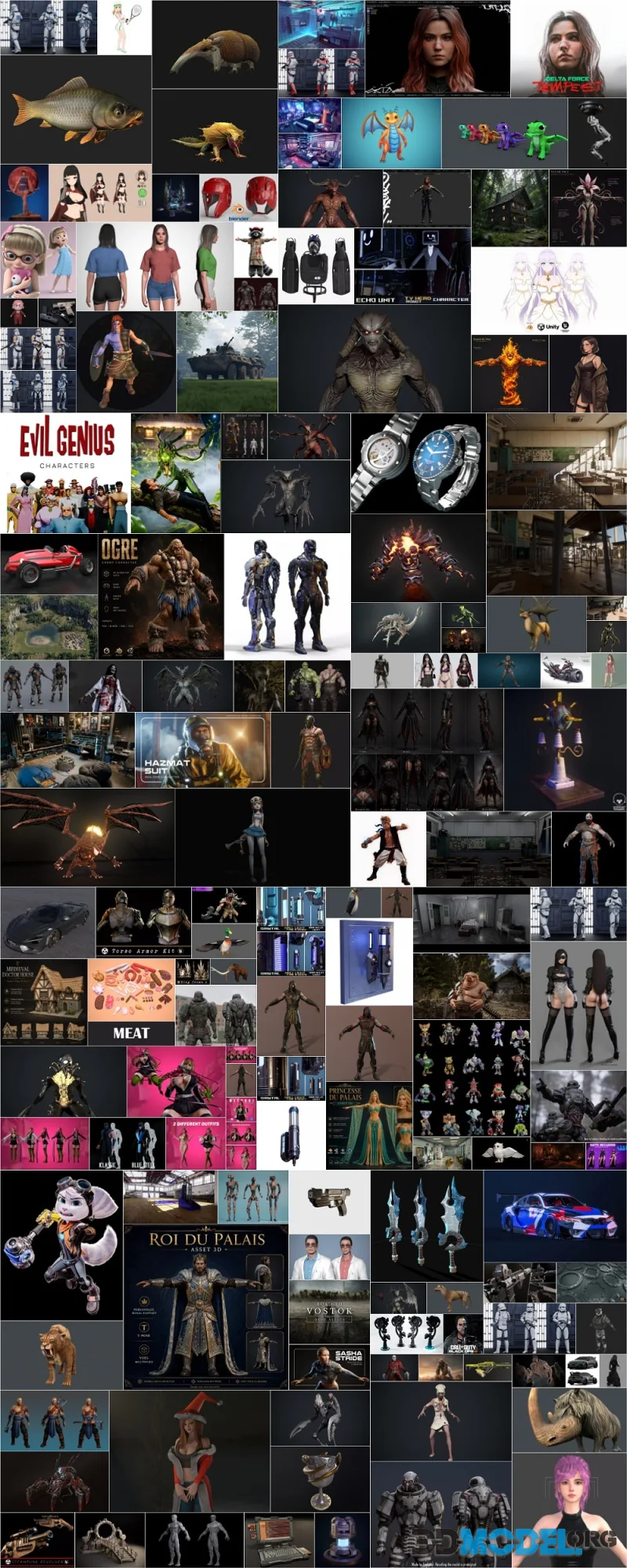 PBR Game / Cars / Sketchfab 3D-Models Bundle 1 June 2026