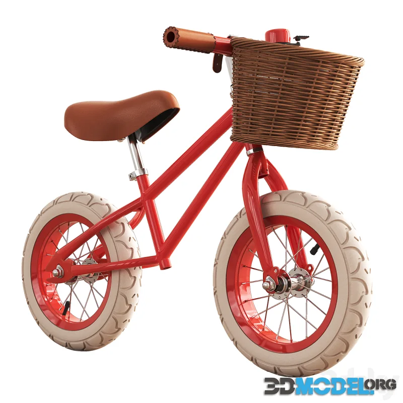 Red Banwood Balance Bike