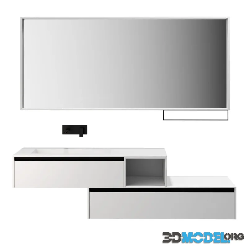 Sense 05 Vanity Unit by Ideagroup