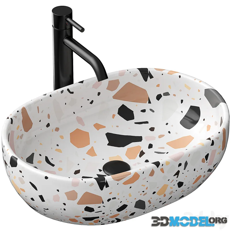 Table Sink Rea Amelia Terazzo