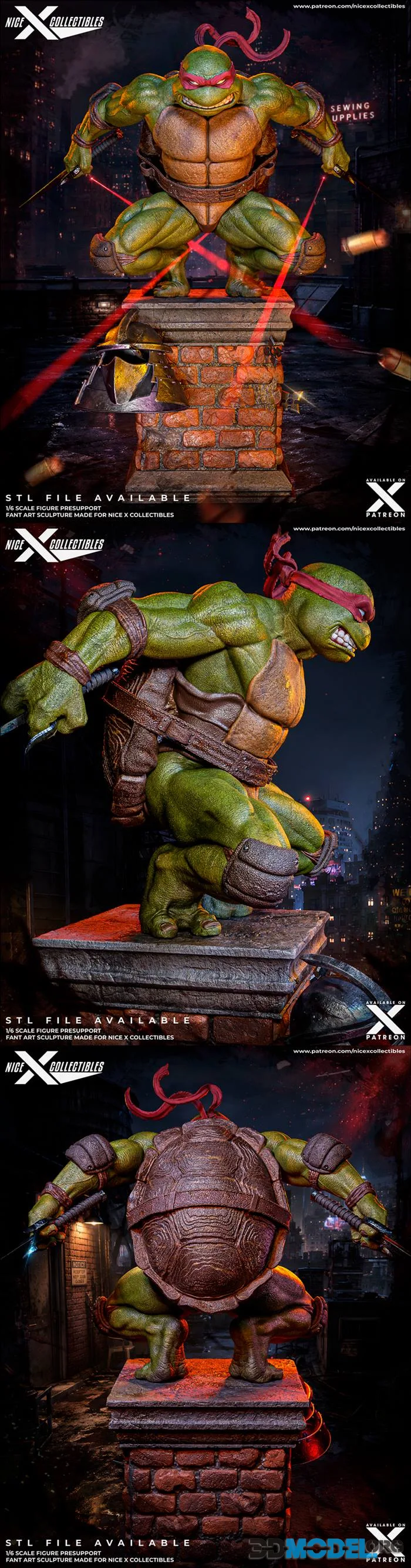 Nice X Collectibles - Raphael TMNT – Printable