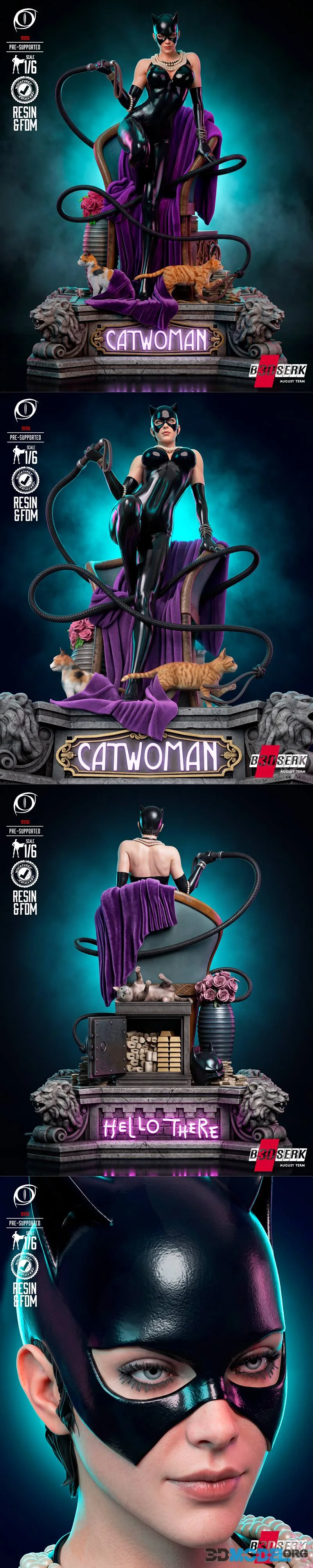 B3DSERK - Catwoman Sculpture – Printable