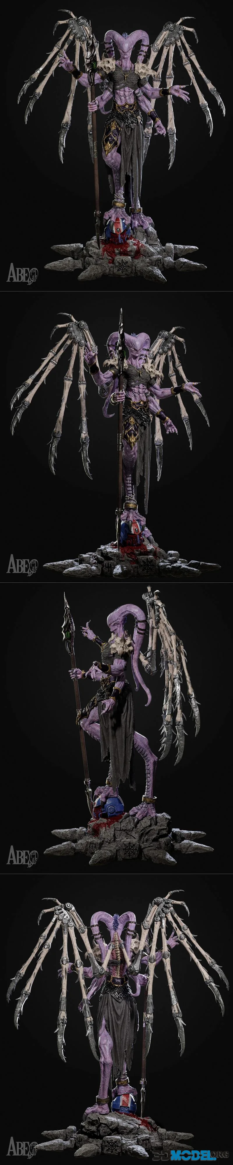 Abe3D - Ninefold Sorcerer – Printable