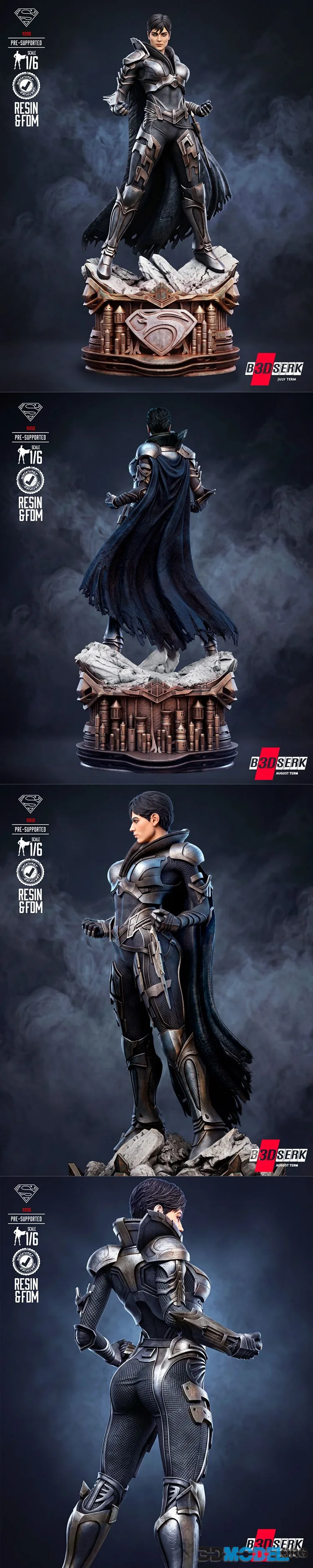 B3DSERK - Faora-Ul Sculpture – Printable