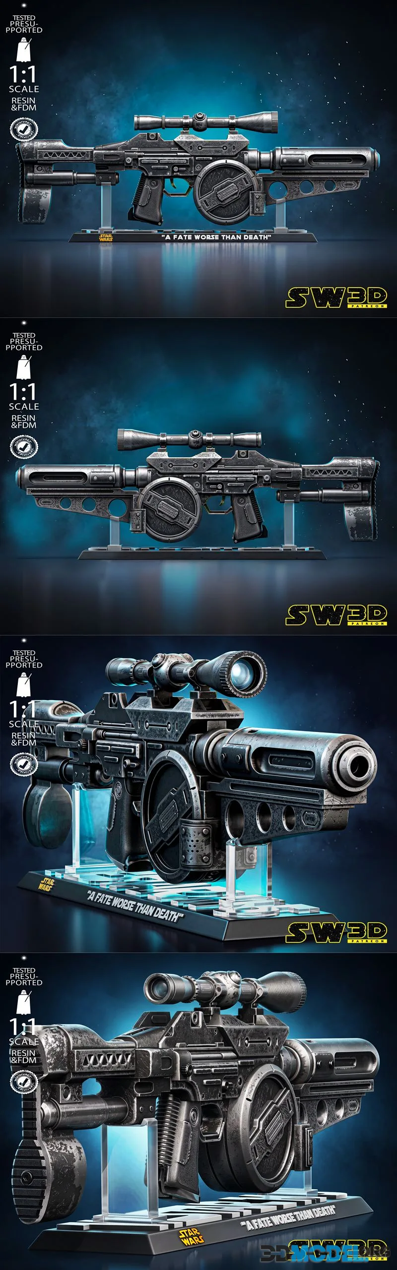SW3D - Westar M-5 Blaster Rifle – Printable