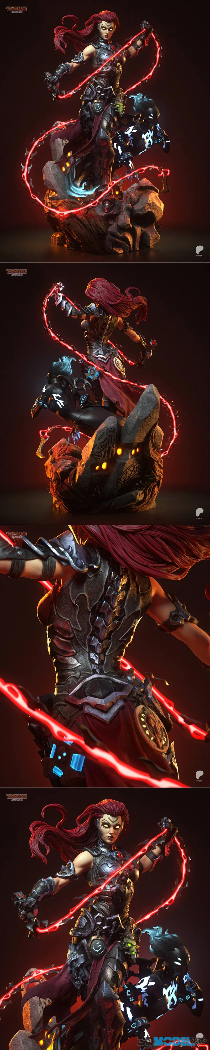 Tanuki Figures - Fury Statue and Bust – Printable