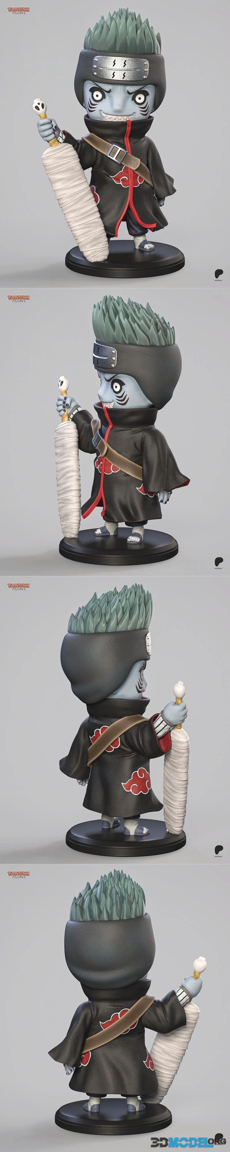 Tanuki Figures - Chibi Kisame – Printable