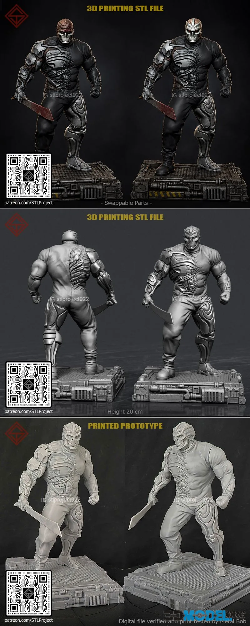 STL Project - Uber Jason (Jason X) – Printable