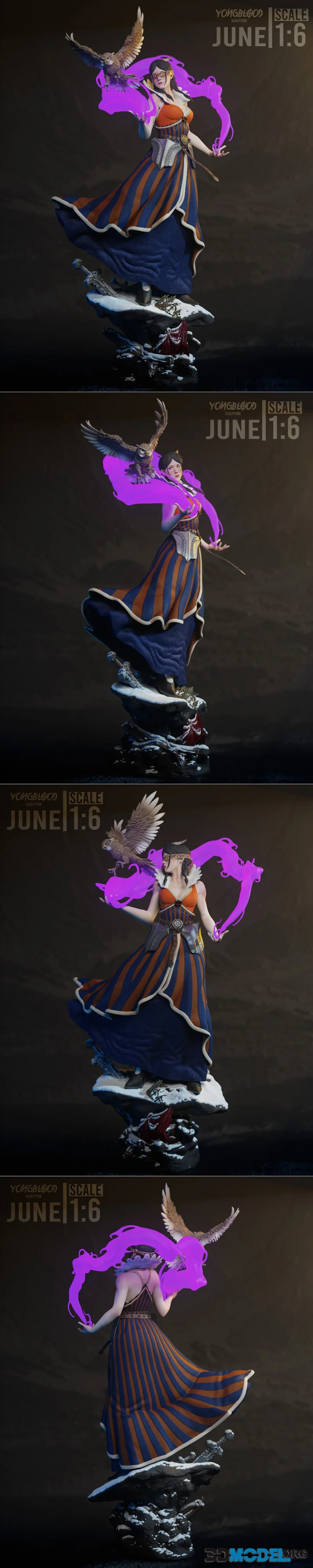Yongblood Sculpture - Philippa Eilhart The Witcher 3 – Printable