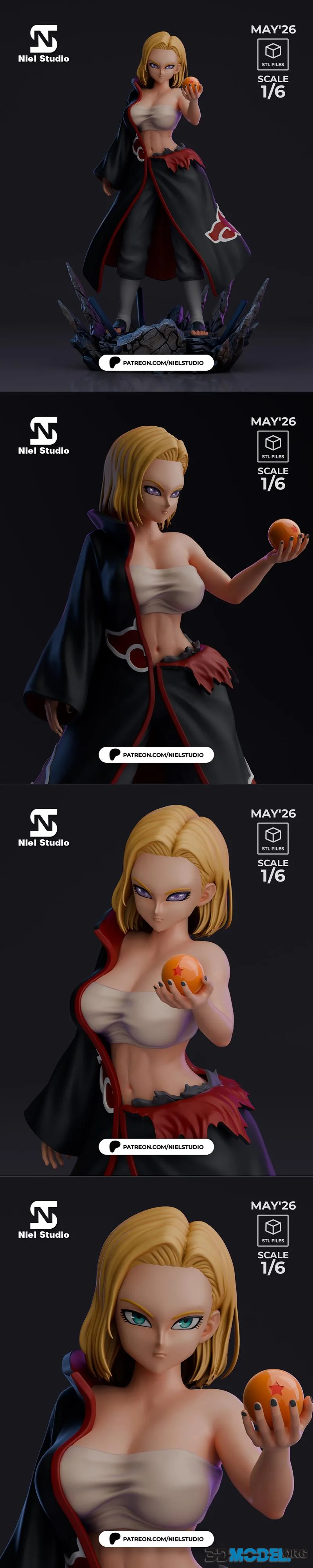 Niel Studio - Androide 18 Cosplay Zoro – Printable
